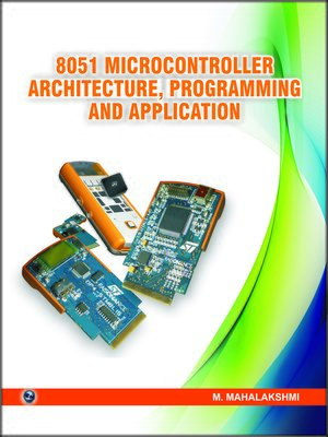 cover image of 8051 Microcontroller Architecture, Programming and Application